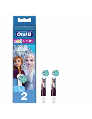 Attēls no Oral-B Toothbruch replacement EB10 2 Frozen II Heads, For kids, Number of brush heads included 2