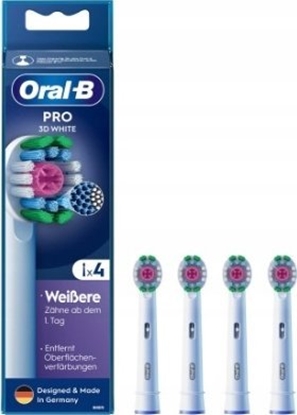 Attēls no Oral-B Toothbrush heads Pro 3D White 4 pcs.