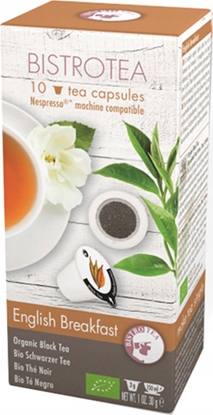 Picture of Organic tea capsules for Nespresso(r) machines Bistro Tea English Breakfast, 10 pcs.