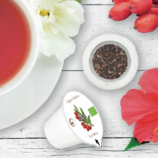 Picture of Organic tea capsules for Nespresso(r) machines Bistro Tea Fruit Berry, 10 pcs.