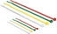 Attēls no Delock Cable ties coloured L 100 x W 2.5 mm + L 200 x W 3.6 mm 200 pieces