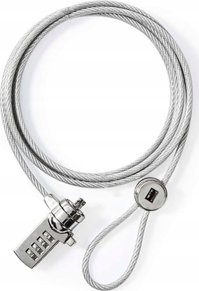 Изображение Organizer Nedis Nedis NBLKD100ME zapicie do kabli Srebrny