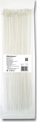 Picture of Organizer Qoltec Opaska zaciskowa Biay 100 sztuk  (52209)
