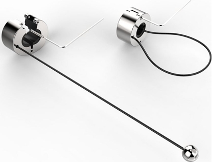 Picture of Organizer VivoLink Vivolink PROADRING-S-WIRE zapicie do kabli Czarny, Stal