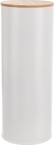 Picture of Orion Pojemnik metalowy kuchenny wysoki z uszczelk puszka z pokrywk na spaghetti biay WHITELINE 28,5 cm