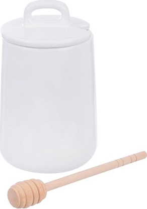 Attēls no Orion Pojemnik porcelanowy na MIÓD do miodu z pokrywk i yeczk pak 470 ml