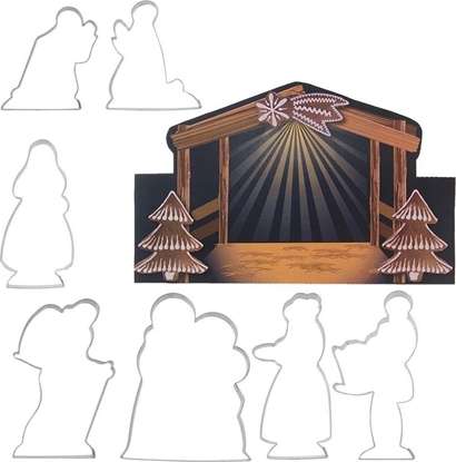 Attēls no Orion Wykrawacze WITECZNE szopka Betlejem do ciastek pierników 7 sztuk