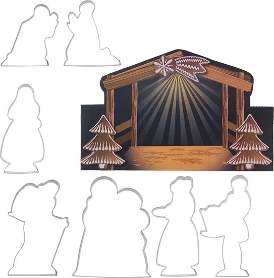 Picture of Orion Wykrawacze WITECZNE szopka Betlejem do ciastek pierników 7 sztuk