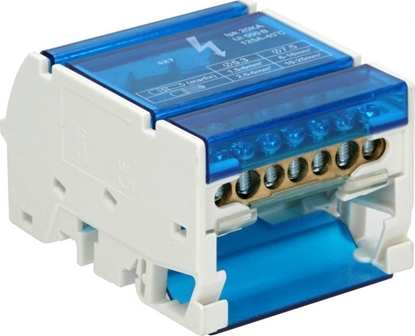 Picture of Orno Blok rozdzielczy 4-rzdowy, 7 przewodów