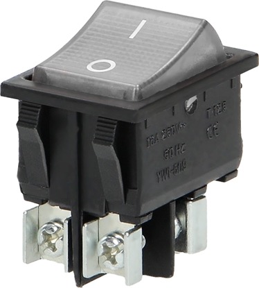 Изображение Orno cznik koyskowy podwietlany, przycisk przeroczysty, czarna obudowa