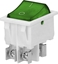 Picture of Orno cznik koyskowy podwietlany, przycisk zielony, biaa obudowa