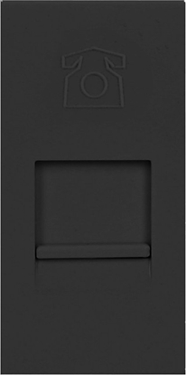 Picture of Orno NOEN RJ11, gniazdo moduowe 22,5x45mm telefoniczne RJ11, czarne