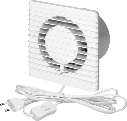 Picture of Orno Wentylator azienkowy 100mm, natynkowy - przewód z wycznikiem