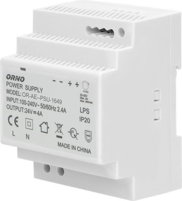 Picture of Orno Zasilacz na szyn DIN 24VDC 4A 100W OR-PSU-1649