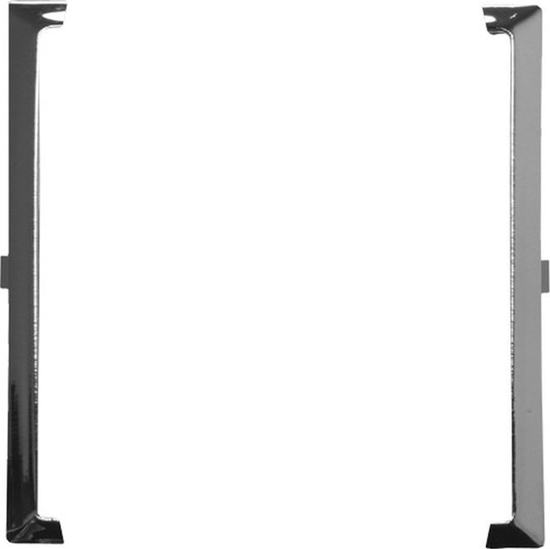 Picture of Ospel ARIA Ramka ozdobna do gniazd podwójnych srebro RO-3U/67