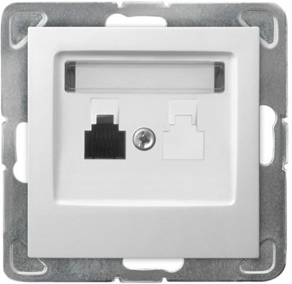 Attēls no Ospel Gniazdo telefoniczne Impresja pojedyncze biae (GPT-1Y/m/00)