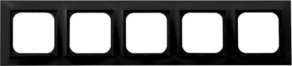Picture of Ospel IMPRESJA Ramka piciokrotna czarny metalik R-5Y/33