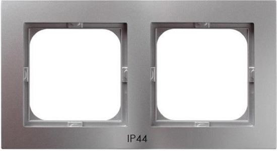 Picture of Ospel Ramka AS 2-krtona do czników srebrna (RH-2G/18)