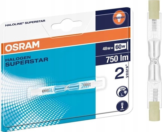 Изображение Osram Haloline Eco Halogen Tube 48W 230V R7s