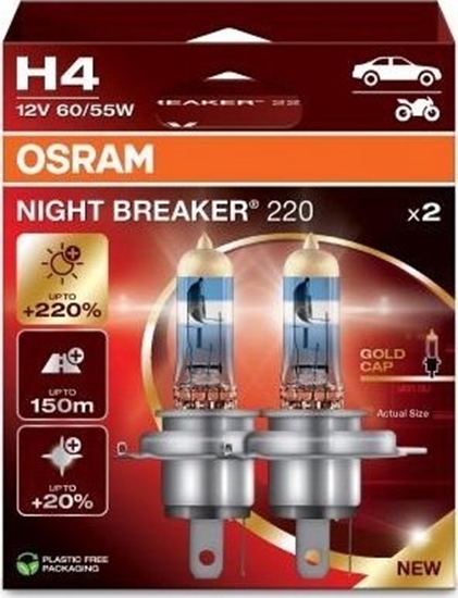 Picture of Osram OSRAM NIGHT BREAKER 220 H4