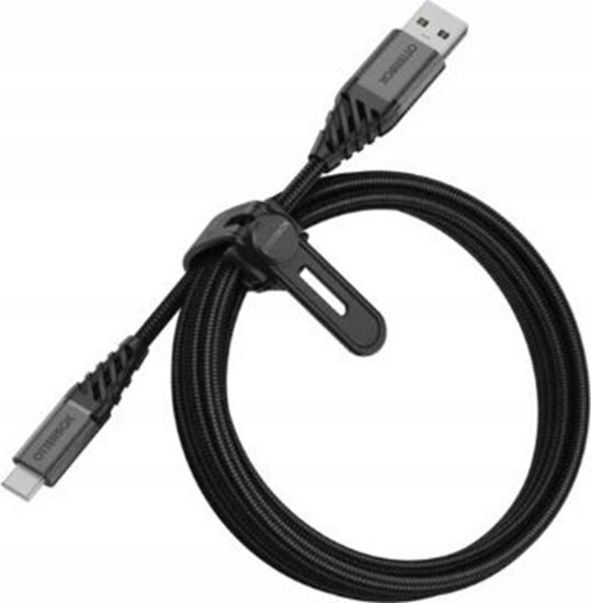 Picture of Kabel USB OtterBox USB-A - USB-C 1 m Czarny (78-52664)