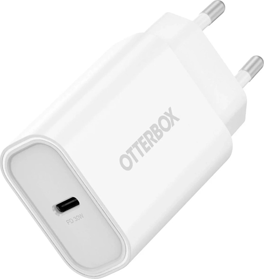 Изображение OTTERBOX STANDARD EU WALL CHARGER 30W - 1X USB-C 30W USB-PD WHITE