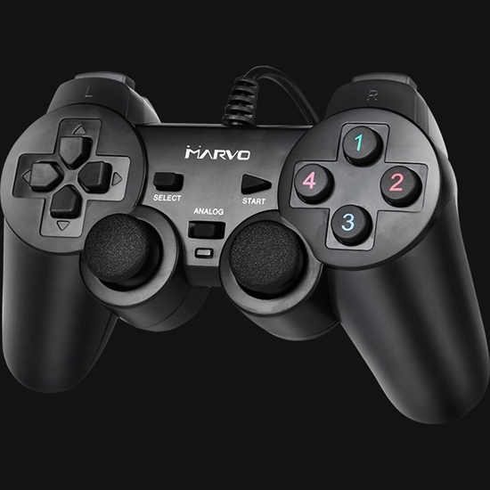 Picture of Pad Marvo Gamepad Marvo GT-006, 15przycisk, USB, czarny, wibrujcy