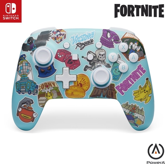 Picture of Pad PowerA SWITCH Pad bezprzewodowy Enhanced Fortnite Sticker Mania