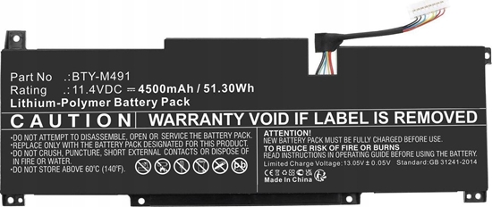 Изображение Pami do laptopa CoreParts CoreParts MBXMSI-BA0020 czci zamienne do notatników Bateria