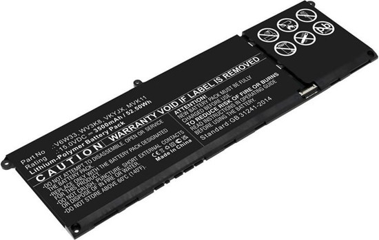 Изображение Pami do laptopa CoreParts Laptop Battery for Dell 52.50
