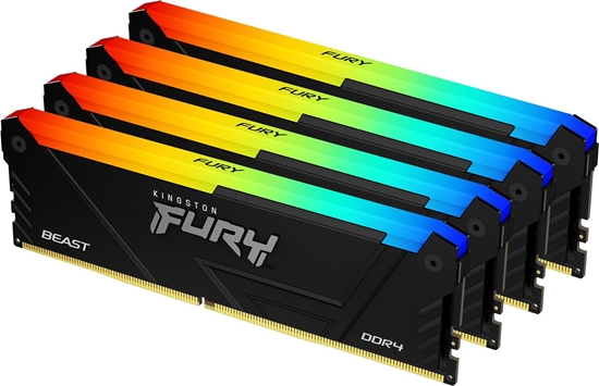 Picture of Pami Kingston Fury Beast RGB, DDR4, 128 GB, 3600MHz, CL18 (KF436C18BB2AK4/128)