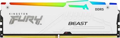 Изображение Pami Kingston Fury Beast RGB, DDR5, 128 GB, 5200MHz, CL40 (KF552C40BWAK4-128)