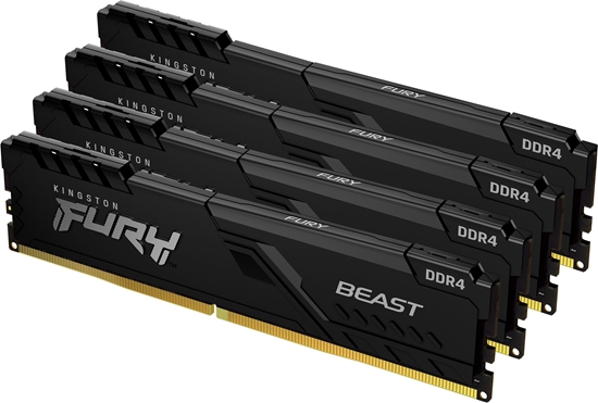 Изображение Pami Kingston Fury Beast, DDR4, 64 GB, 3200MHz, CL16 (KF432C16BB1K4/64)