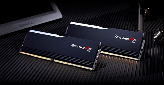 Picture of Pami G.Skill Ripjaws M5 RGB, DDR5, 64 GB, 6000MHz, CL28 (F5-6000J2836G32GX2-RM5RK)