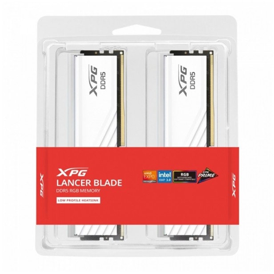 Изображение Pamięć XPG Lancer Blade DDR5 6000 32GB (2x16) CL36 RGB biała
