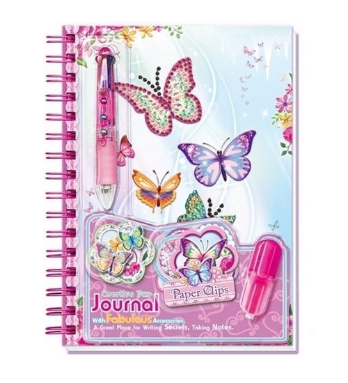 Изображение Pamiętnik na spirali Pecoware - Motylki 2