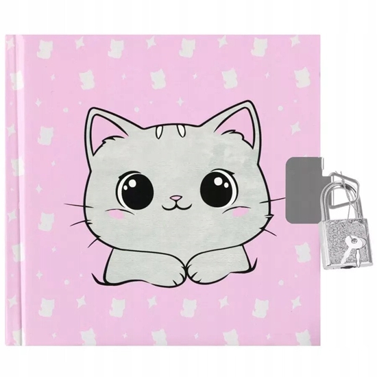 Picture of PAMIETNIK ZAM 135X135 KITTY PLUSH PBH12/96