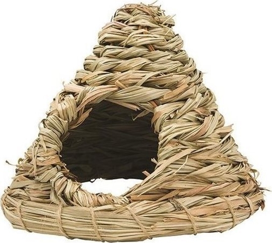 Изображение Panama Pet Panama Pet domek z trawy w ksztacie stoka 19 x 19 x 16 cm