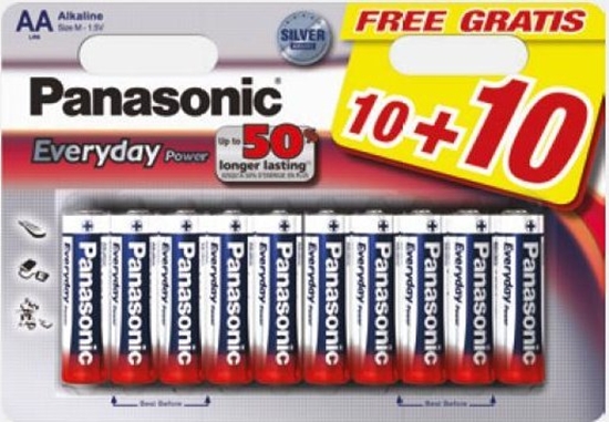 Picture of Panasonic Everyday Power battery LR03EPS/20BW (10+10)