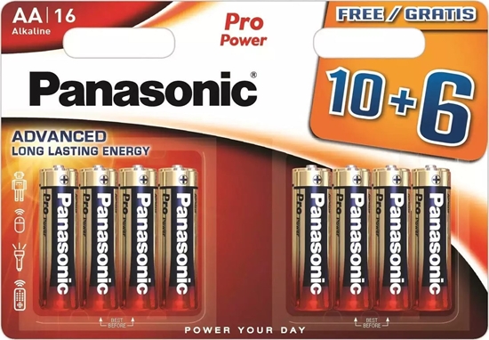 Изображение Panasonic Panasonic Pro Power battery LR6PPG/16B 10+6pcs