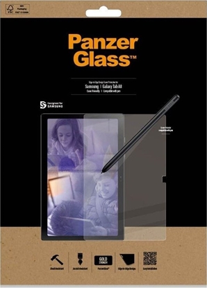 Изображение PanzerGlass Samsung, Galaxy Tab A8, Clear, Screen Protector, Case friendly, Full frame coverage, Rounded edges