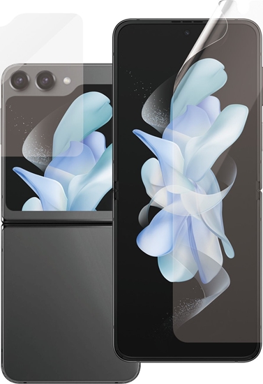 Picture of PanzerGlass | Screen protector | Samsung | Z flip5 CF AB | Thermoplastic polyurethane (TPU); Tempered glass; Polyethylene terephthalate (PET) | Transparent