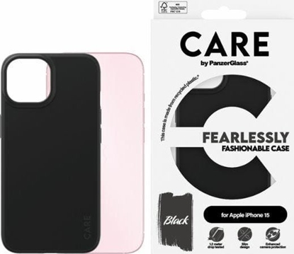 Attēls no PanzerGlass CARE by PanzerGlass Fearlessly Fashionable Case iPhone 15 6,1" czarny/black 1429