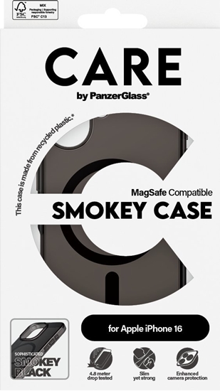 Изображение PanzerGlass CARE by PanzerGlass Flagship Case iPhone 16 6.1" dymny/smokey MagSafe 1349