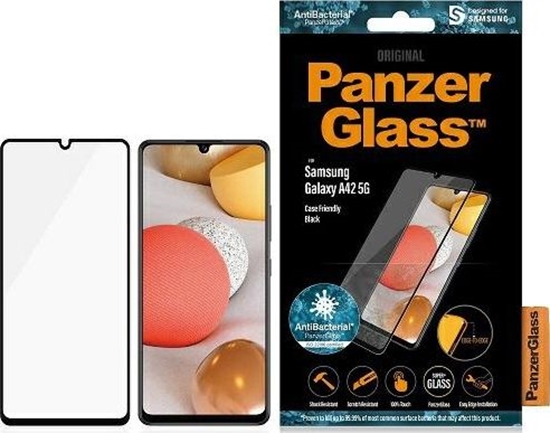 Изображение PanzerGlass E2E Super+ do Galaxy A42 5G Case Friendly AntiBacterial