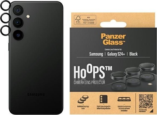 Изображение PanzerGlass Panzerglass Hoops Camera Sam S24+ Czarny/Black 1208 Camera Lens Protector Hoop Optic Rings