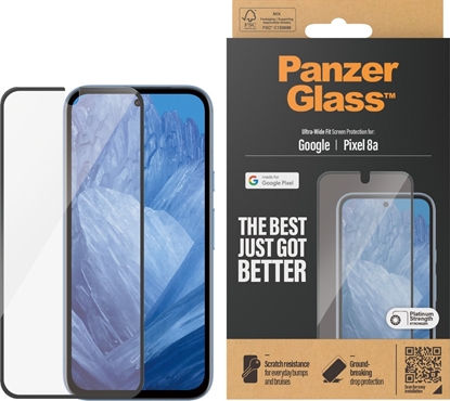 Picture of PanzerGlass Screen Protector w Black Fr Google Pixel 8a UWF