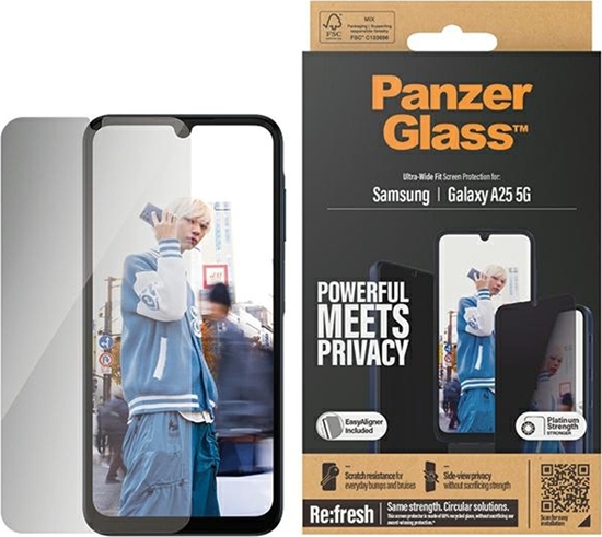 Picture of PanzerGlass PanzerGlass SP Galaxy A25 5G Privacy UWF m. Applikator