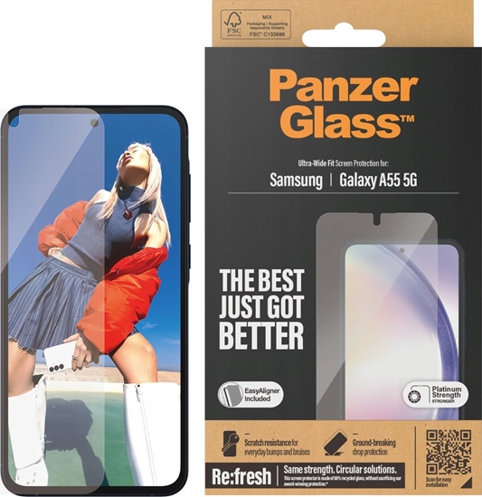 Picture of PanzerGlass Screen Protector Samsung Galaxy A55 5G UWF