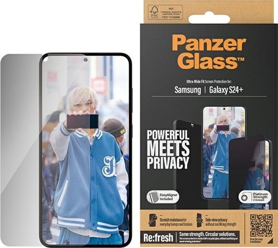 Изображение PanzerGlass Privacy Screen Protector Samsung Galaxy S 2024 Plus | Ultra-Wide Fit wA | PanzerGlass